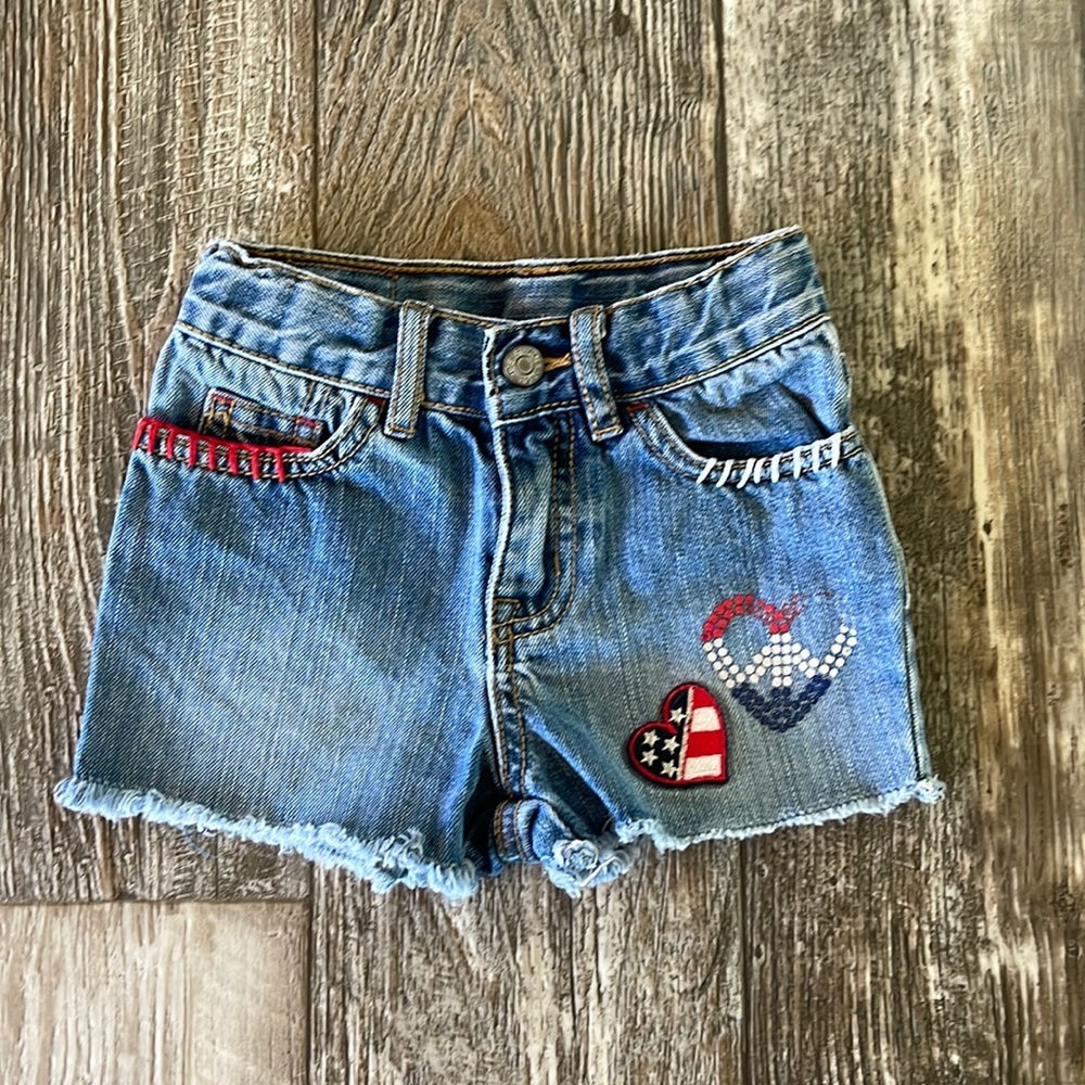 The Children Place cute jean little girl shorts
